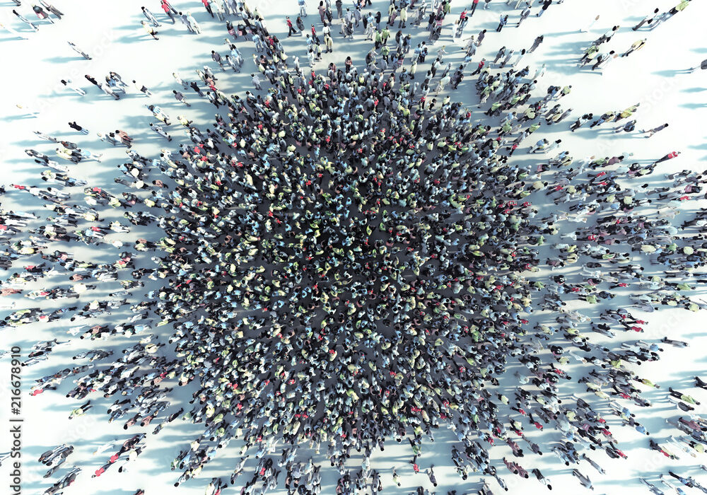 crowd
